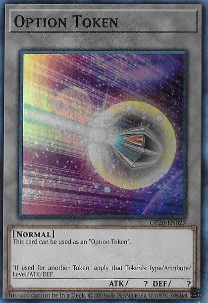 Option Token [OP20-EN027] Super Rare - Josh's Cards