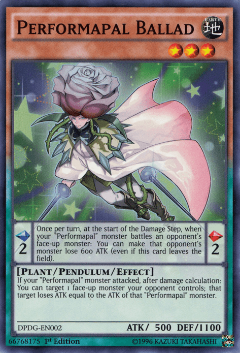 Performapal Ballad [DPDG-EN002] Super Rare - Josh's Cards
