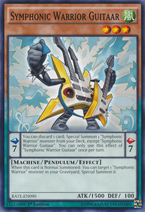 Symphonic Warrior Guitaar [RATE-EN090] Common - Josh's Cards