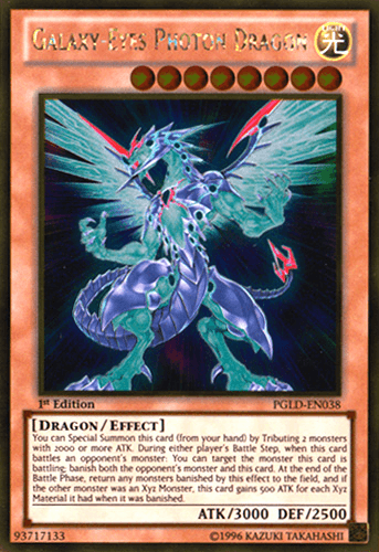 Galaxy-Eyes Photon Dragon [PGLD-EN038] Gold Rare - Josh's Cards