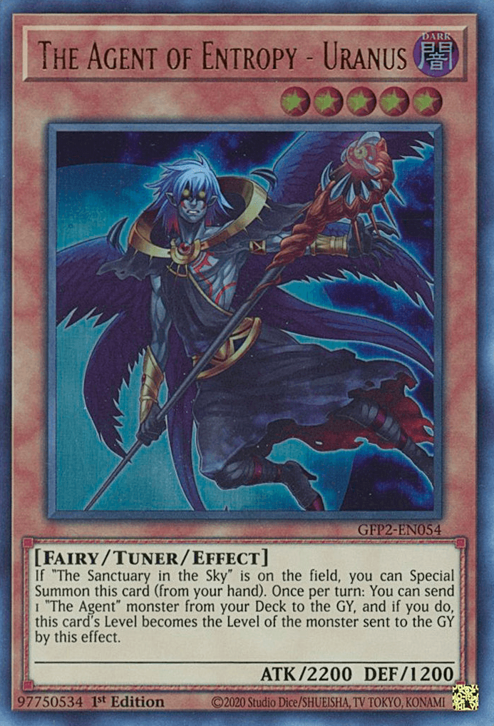 The Agent of Entropy - Uranus [GFP2-EN054] Ultra Rare - Josh's Cards