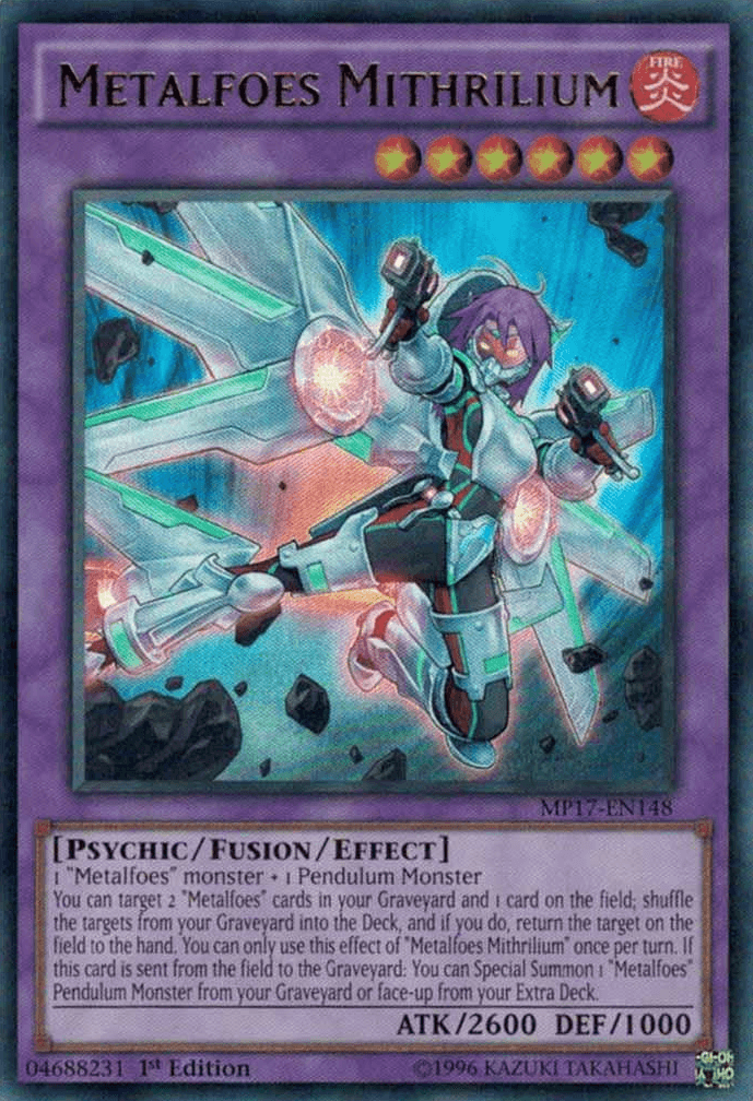 Metalfoes Mithrilium [MP17-EN148] Ultra Rare - Josh's Cards