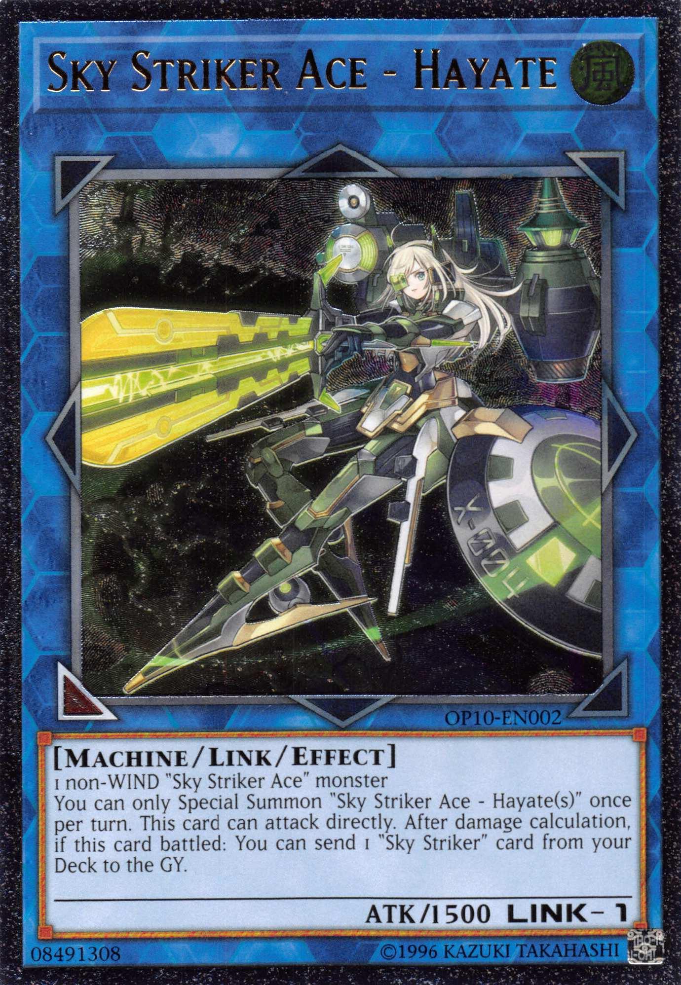 Sky Striker Ace - Hayate [OP10-EN002] Ultimate Rare - Josh's Cards