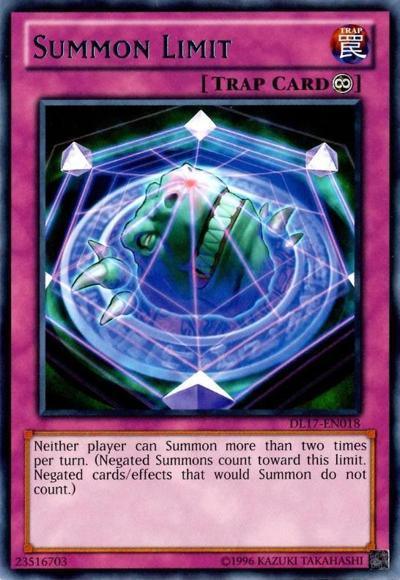 Summon Limit (Green) [DL17-EN018] Rare - Josh's Cards