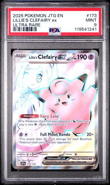 Lillie's Clefairy ex Journey 173/159 PSA 9