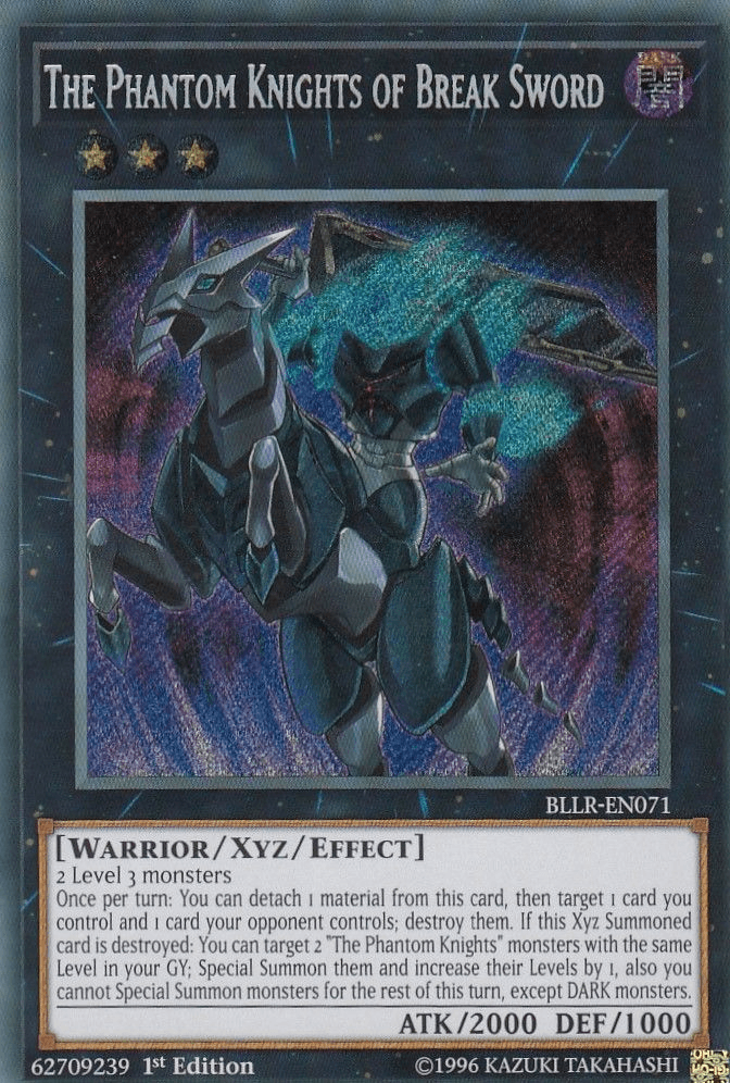 The Phantom Knights of Break Sword [BLLR-EN071] Secret Rare - Josh's Cards