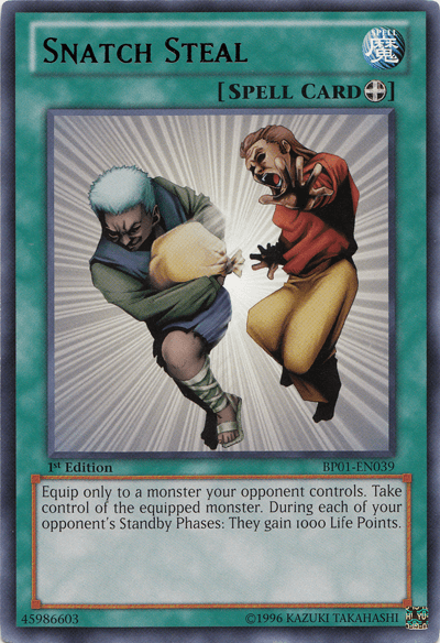 Snatch Steal [BP01-EN039] Rare - Josh's Cards