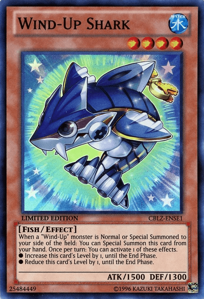 Wind-Up Shark [CBLZ-ENSE1] Super Rare - Josh's Cards