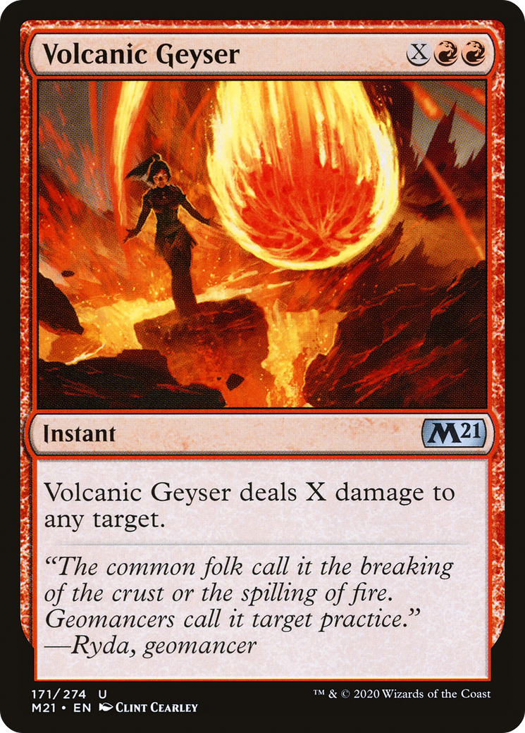 Volcanic Geyser (M21-171) - Core Set 2021 Foil