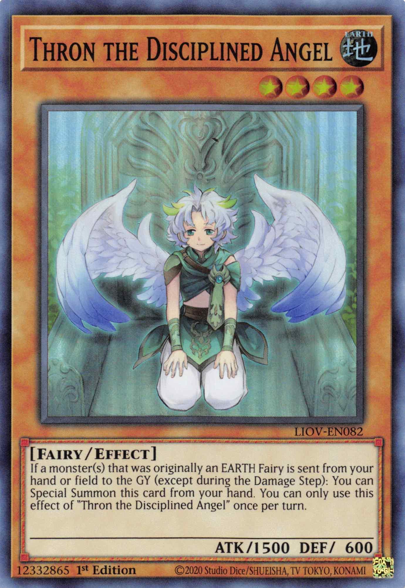 Thron the Disciplined Angel [LIOV-EN082] Super Rare - Josh's Cards
