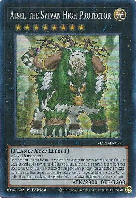 Alsei, the Sylvan High Protector [MAZE-EN052] Super Rare - Josh's Cards