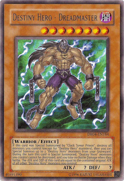 Destiny Hero - Dreadmaster [DR04-EN184] Rare - Josh's Cards