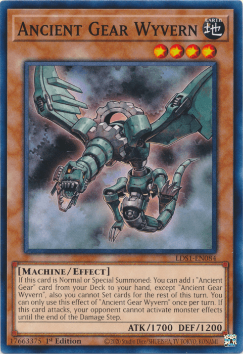 Ancient Gear Wyvern [LDS1-EN084] Common - Josh's Cards