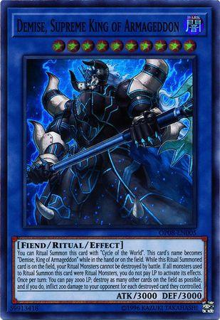 Demise, Supreme King of Armageddon [OP08-EN005] Super Rare - Josh's Cards