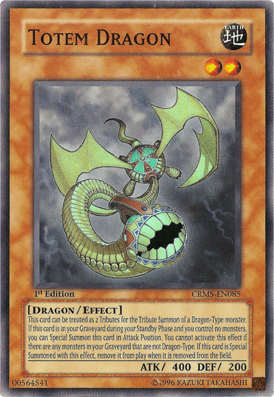 Totem Dragon [CRMS-EN085] Super Rare - Josh's Cards