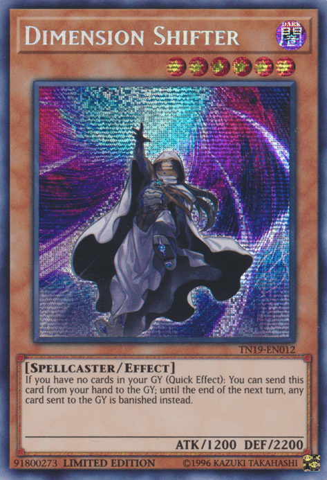 Dimension Shifter [TN19-EN012] Prismatic Secret Rare - Josh's Cards