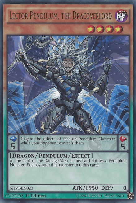 Lector Pendulum, the Dracoverlord [SHVI-EN023] Ultra Rare - Josh's Cards