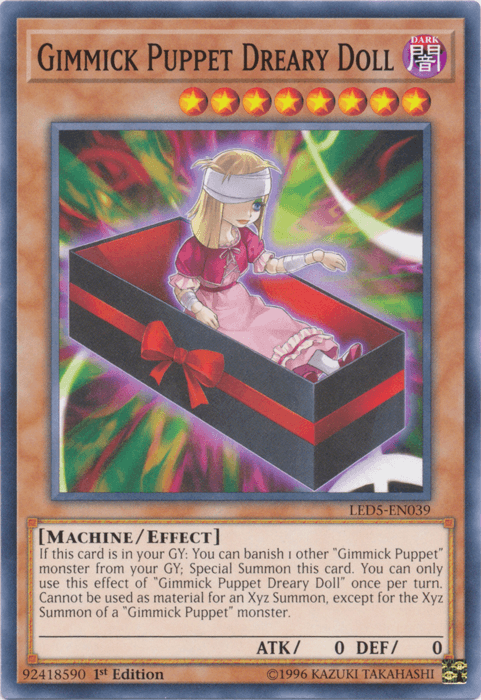 Gimmick Puppet Dreary Doll [LED5-EN039] Common - Josh's Cards