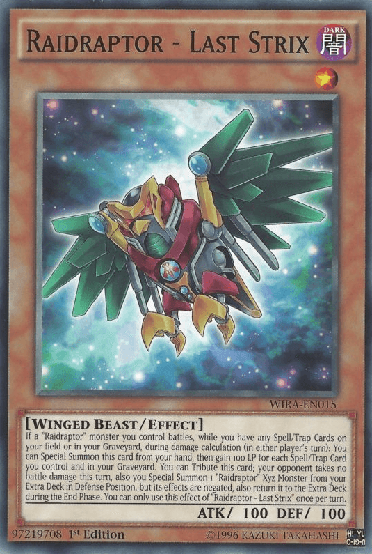 Raidraptor - Last Strix [WIRA-EN015] Common - Josh's Cards