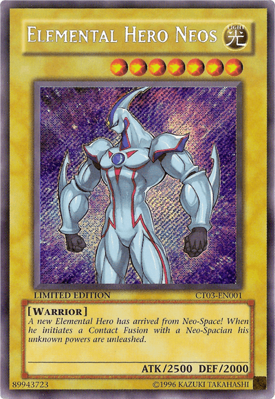 Elemental HERO Neos [CT03-EN001] Secret Rare - Josh's Cards