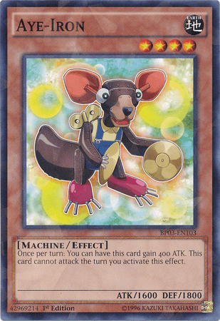 Aye-Iron [BP03-EN103] Shatterfoil Rare - Josh's Cards