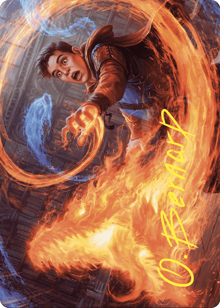 Frantic Firebolt // Frantic Firebolt (AWOE-016) - Wilds of Eldraine Art Series (Borderless)