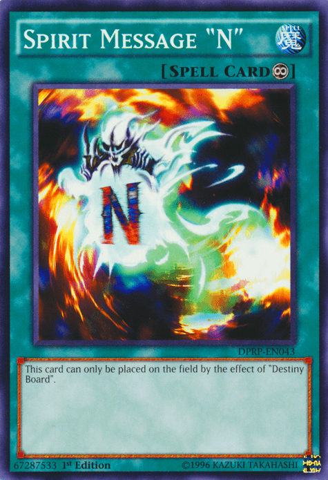 Spirit Message "N" [DPRP-EN043] Common - Josh's Cards