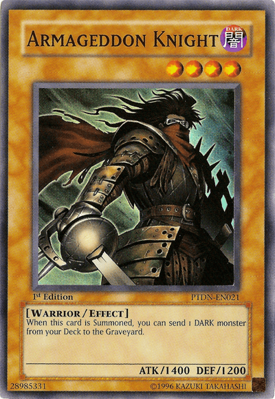 Armageddon Knight [PTDN-EN021] Super Rare - Josh's Cards