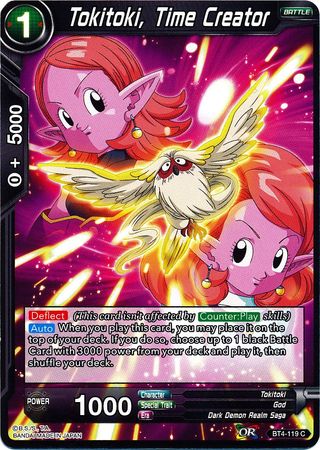 Tokitoki, Time Creator (BT4-119) [Colossal Warfare] Parallel Foil