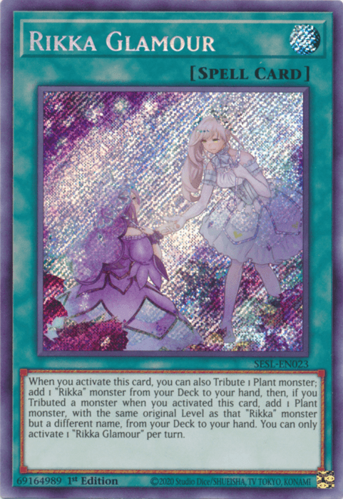 Rikka Glamour [SESL-EN023] Secret Rare - Josh's Cards