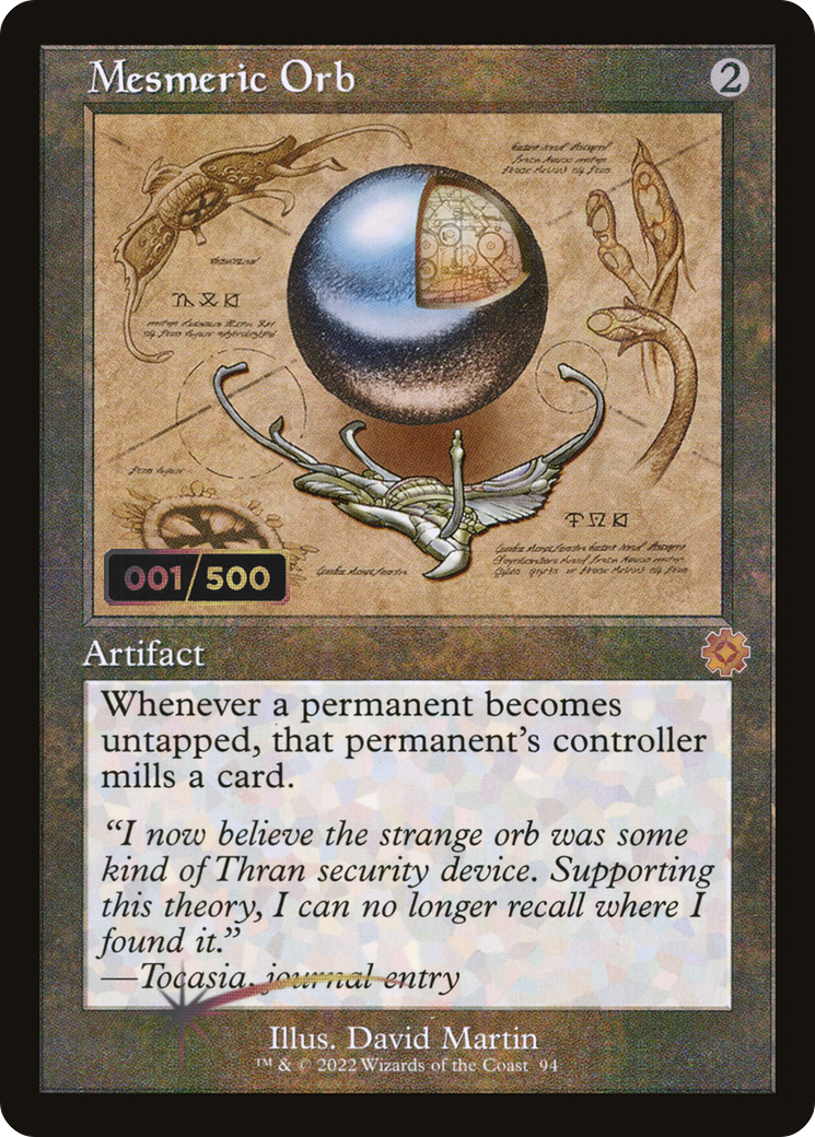 Mesmeric Orb (BRR-094) - The Brothers' War Retro Artifacts Foil