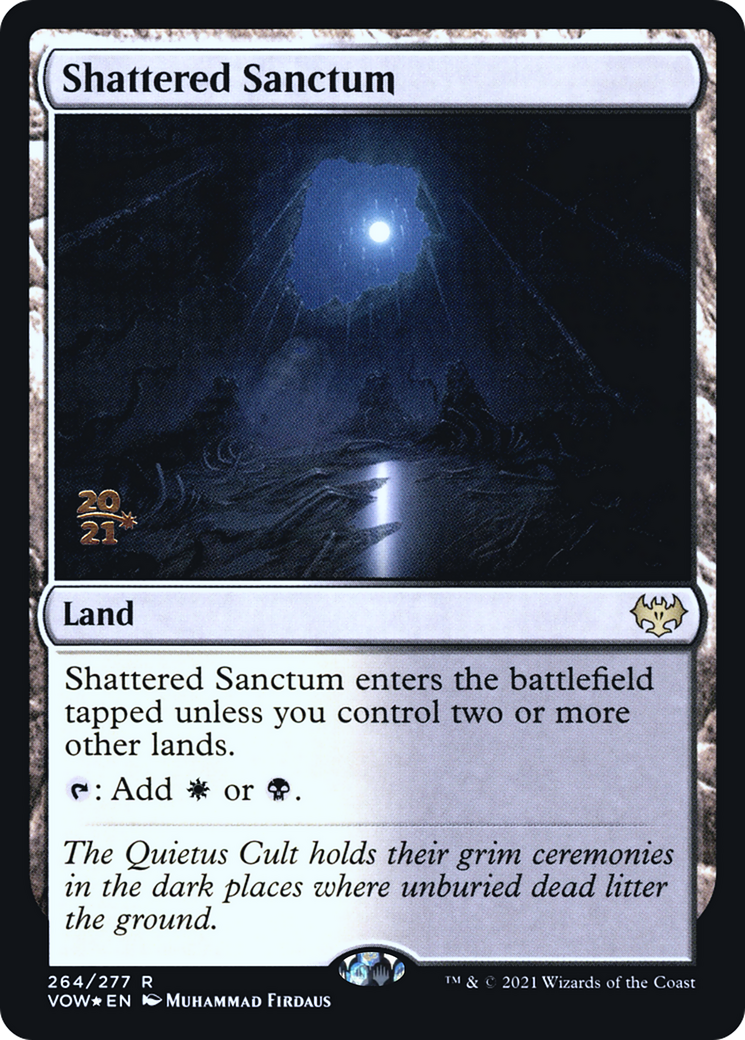 Shattered Sanctum (PRE-264S) - Innistrad: Crimson Vow Promos Foil