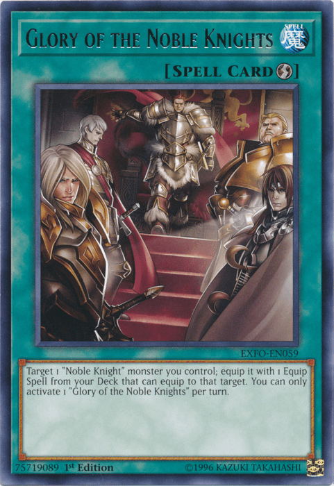 Glory of the Noble Knights [EXFO-EN059] Rare - Josh's Cards