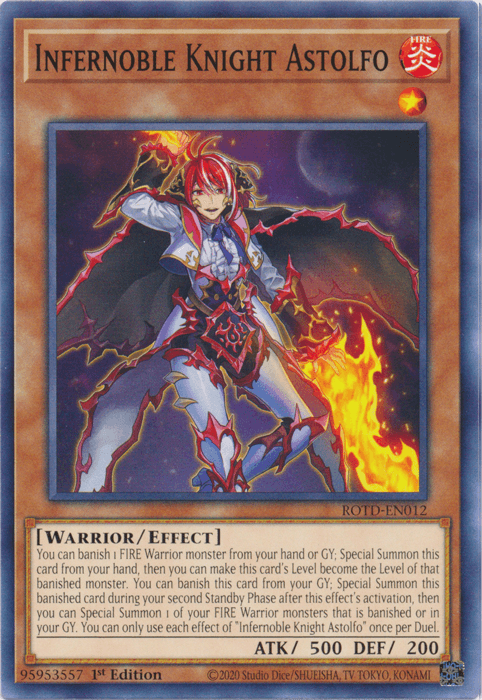 Infernoble Knight Astolfo [ROTD-EN012] Common - Josh's Cards