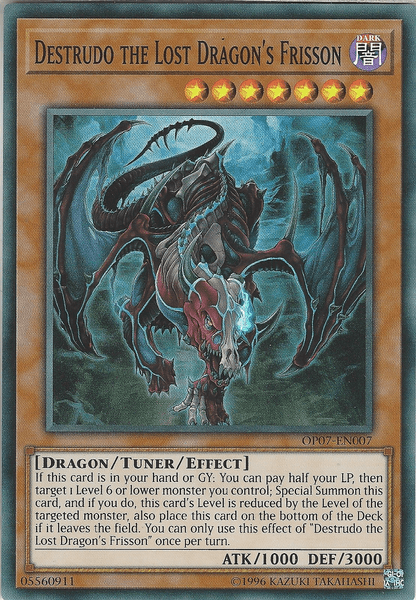 Destrudo the Lost Dragon's Frisson [OP07-EN007] Super Rare - Josh's Cards