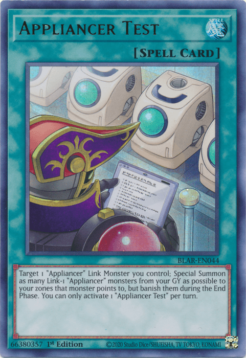 Appliancer Test [BLAR-EN044] Ultra Rare - Josh's Cards