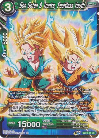 Son Goten & Trunks, Faultless Youth (EX13-15) [Special Anniversary Set 2020] Parallel Foil