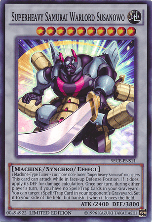 Superheavy Samurai Warlord Susanowo [SECE-ENS11] Super Rare - Josh's Cards
