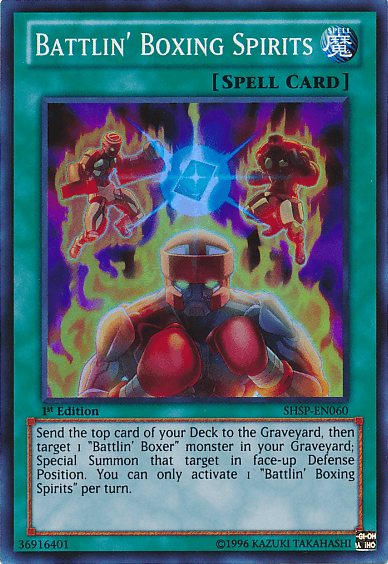 Battlin' Boxing Spirits [SHSP-EN060] Super Rare - Josh's Cards