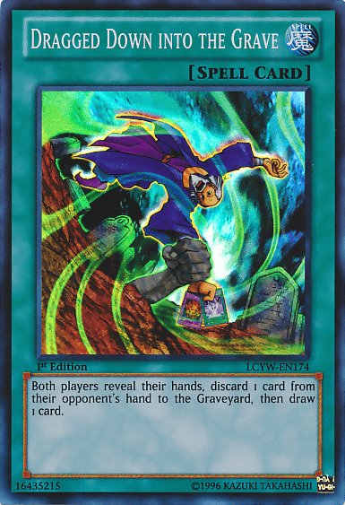 Dragged Down into the Grave [LCYW-EN174] Super Rare - Josh's Cards