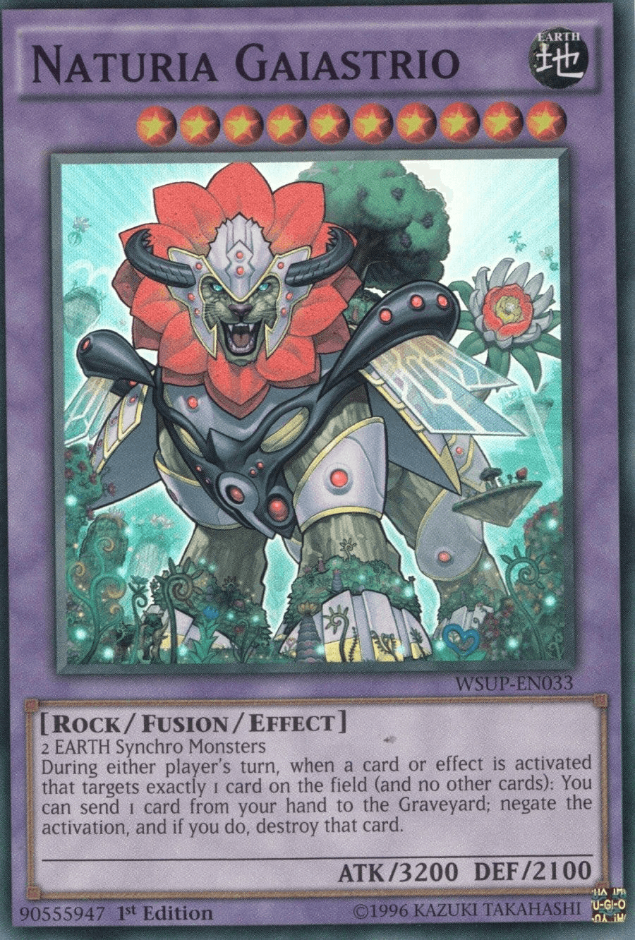 Naturia Gaiastrio [WSUP-EN033] Super Rare - Josh's Cards