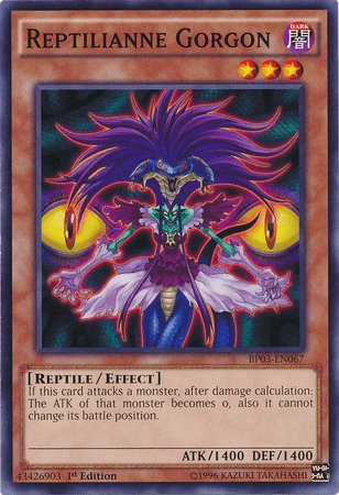 Reptilianne Gorgon [BP03-EN067] Common - Josh's Cards