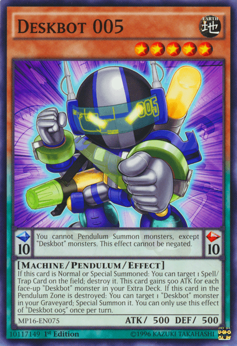 Deskbot 005 [MP16-EN075] Common - Josh's Cards