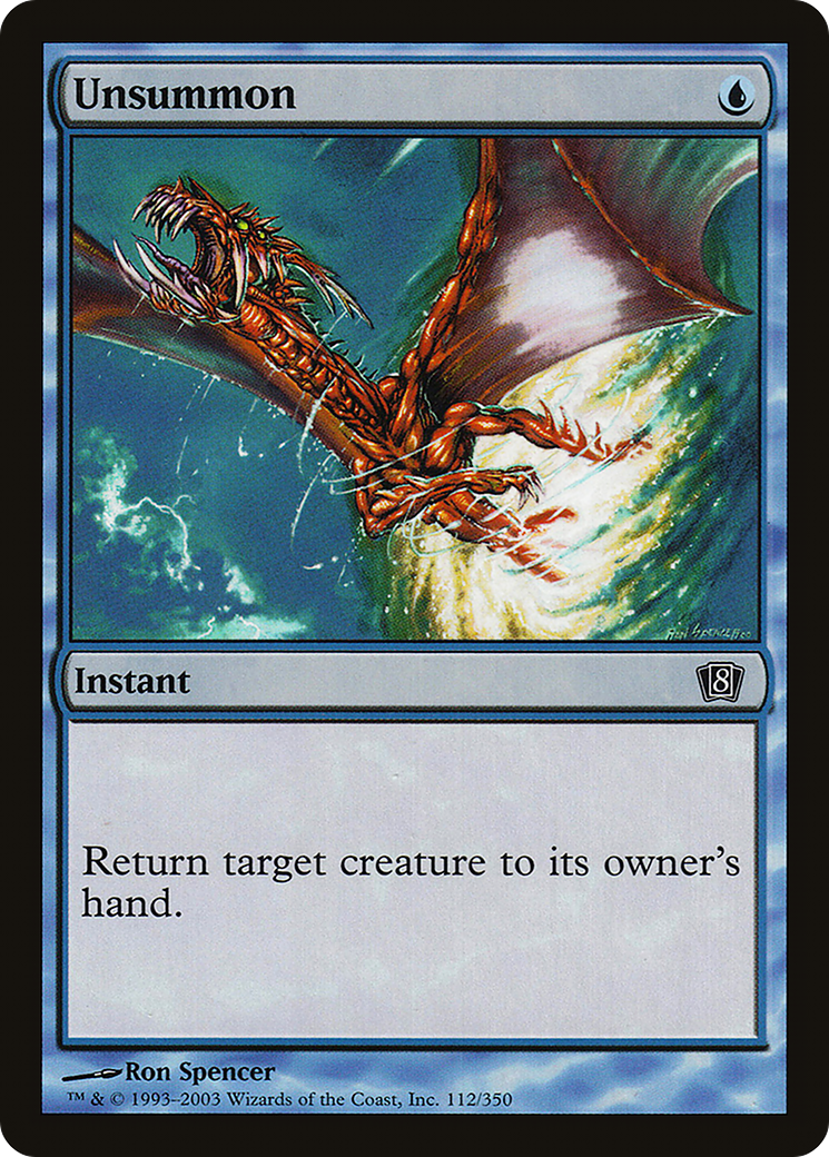 Unsummon [Eighth Edition] Foil