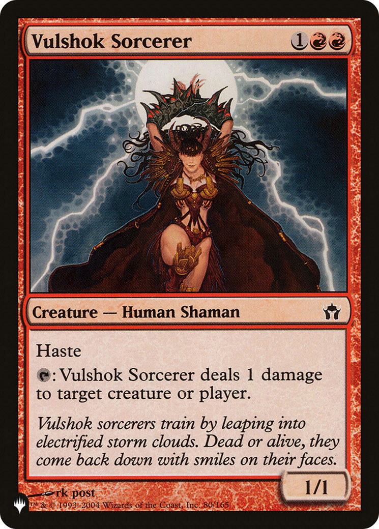 Vulshok Sorcerer (LIST-5DN-80) - The List