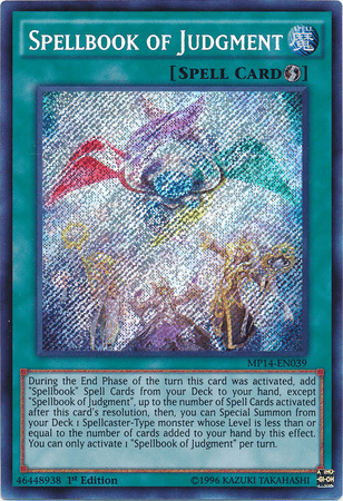 Spellbook of Judgment [MP14-EN039] Secret Rare - Josh's Cards