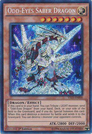 Odd-Eyes Saber Dragon [YS15-ENF00] Secret Rare - Josh's Cards
