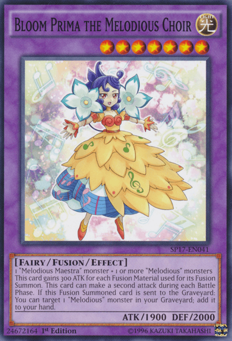 Bloom Prima the Melodious Choir [SP17-EN041] Starfoil Rare - Josh's Cards