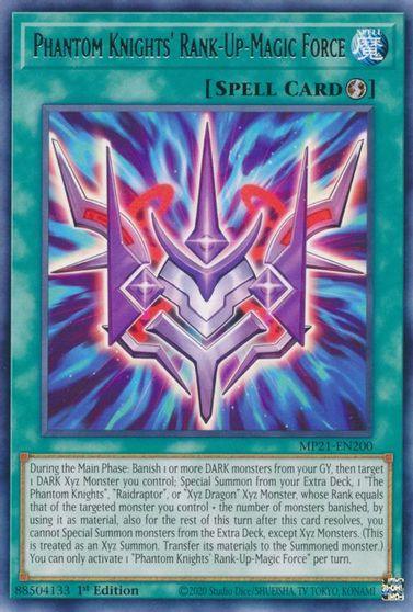 Phantom Knights' Rank-Up-Magic Force [MP21-EN200] Rare - Josh's Cards