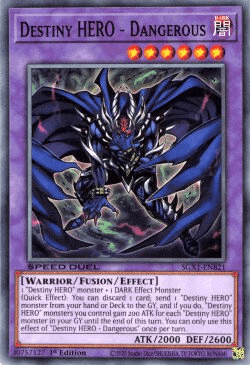 Destiny HERO - Dangerous [SGX1-ENB21] Common - Josh's Cards
